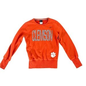 Nike Clemson University Tigers orange Sweatshirt Size M but runs Small.